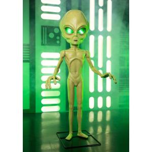 Fun Costumes Alien Animatronic 4.5FT Outer Space Decoration, Area 51 Roswell Extraterrestrial Halloween Decor, Haunted House