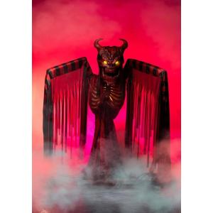Fun Costumes Galthax The Underworld Demon Animatronic Decoration, Scary Red Devil Monster Halloween Decor, Animated Movement