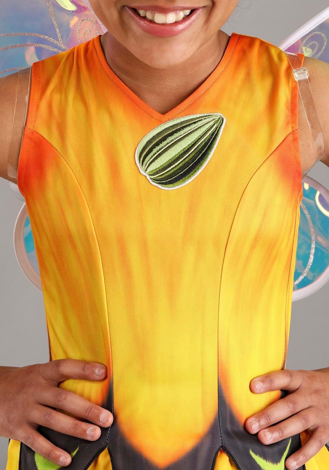 imageToddler Disney Fairies Iridessa Costume for Girls Officially Licensed Fairy Outfit with Wings Skirt ampamp Shirt