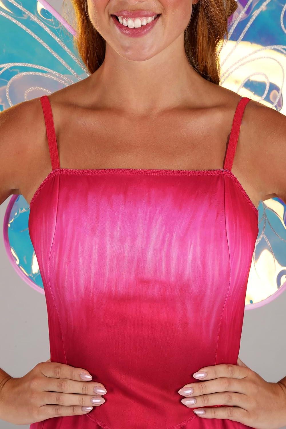 imageWomens Disney Fairies Rosetta Costume Dress ampamp Wings Adult Disney Fairy Cosplay Dress Girls Fairy Outfit