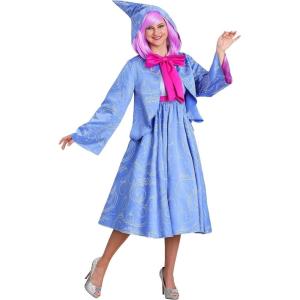 Disney Cinderella Fairy Godmother Costume for Women – Fairy Godmother Dress & Hood Jacket – Officially Licensed M