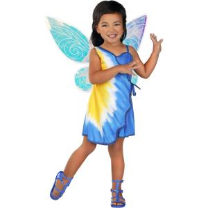 Toddler Girl’s Disney Fairies Silvermist Costume Dress – Kid’s Disney Fairy Cosplay Dress – Child Fairy Outfit