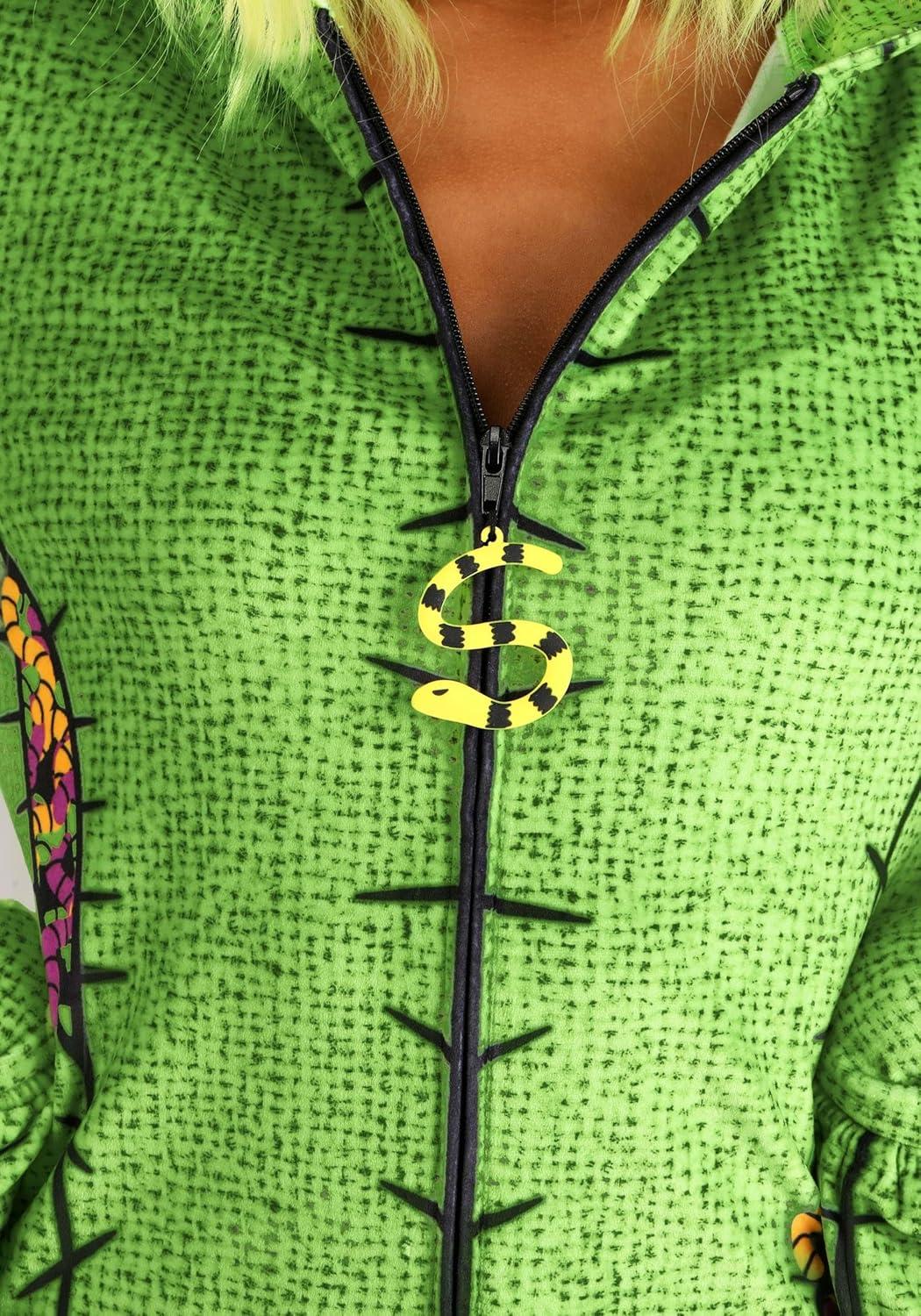 imageDeluxe Disney Plus Size Oogie Boogie Hoodie Costume Dress Nightmare Before Christmas Cosplay Outfit for Wome