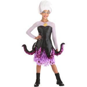 Disney’s The Little Mermaid Ursula Costume for Tween Girls | Gitls Ursula Costume Dress With Tentacles