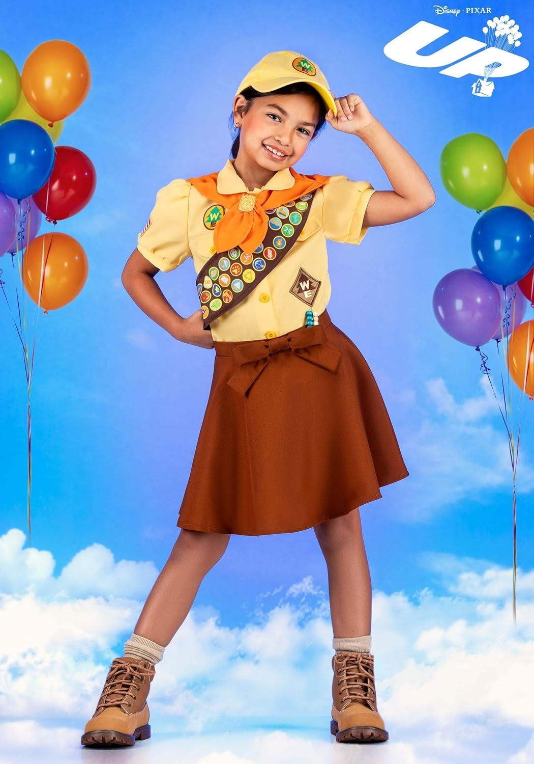 imageFly High with Adventure Girls Wilderness Explorer UP Costume Halloween Outfit for Kids