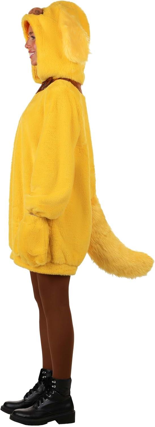 imageWomens Pixar UP Dug Costume Dress Adult Disney Dog Outfit with Collar and Badge Inspired by Animated Movie