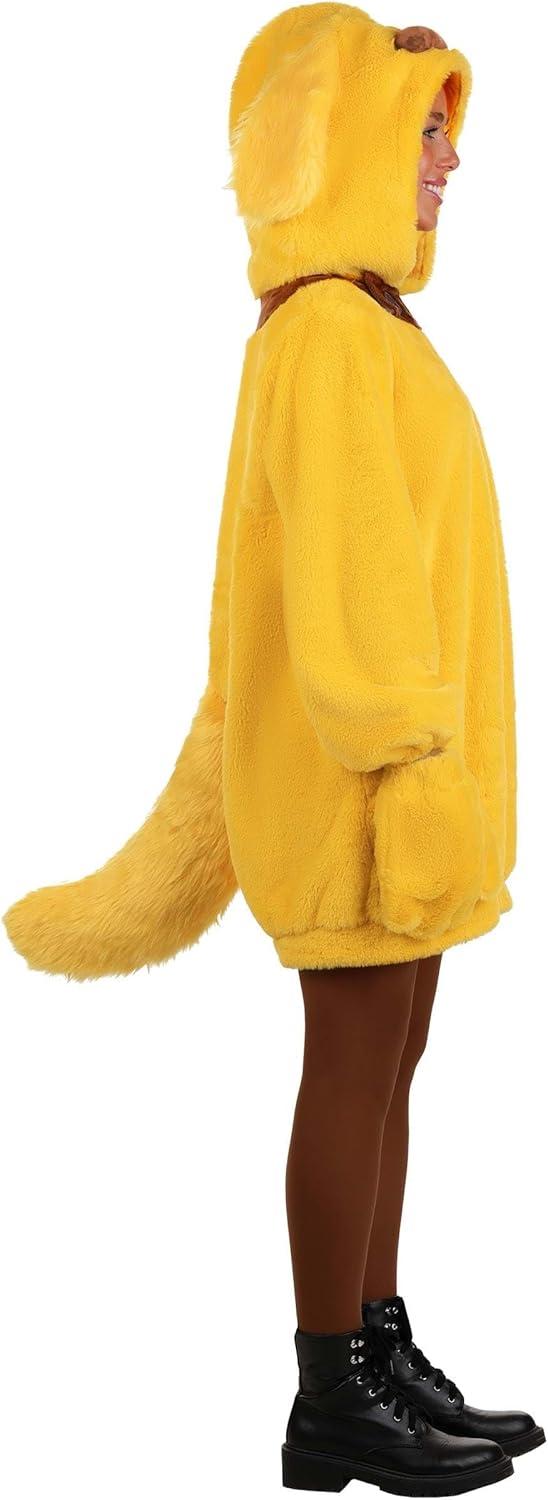 imageWomens Pixar UP Dug Costume Dress Adult Disney Dog Outfit with Collar and Badge Inspired by Animated Movie