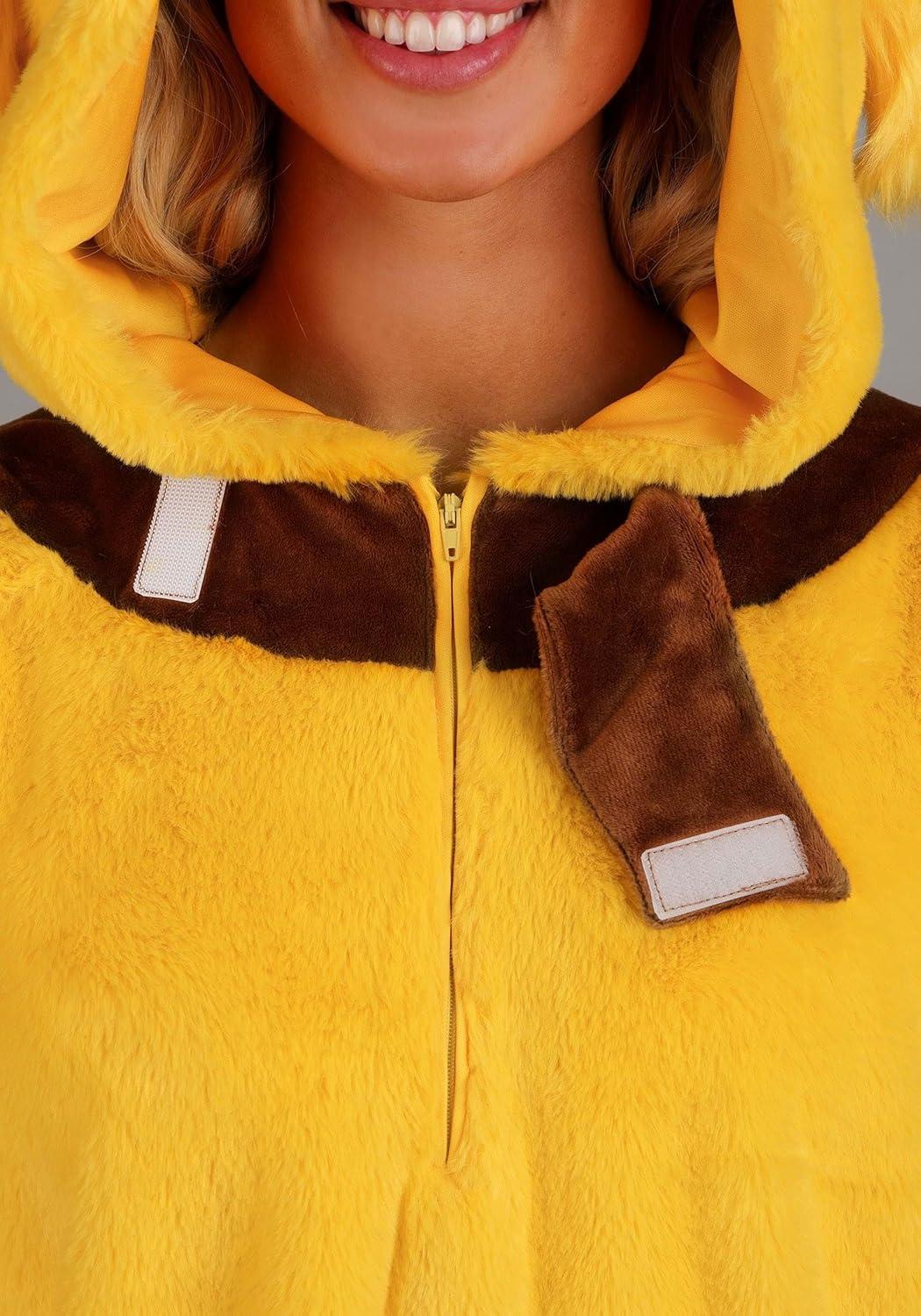 imageWomens Pixar UP Dug Costume Dress Adult Disney Dog Outfit with Collar and Badge Inspired by Animated Movie