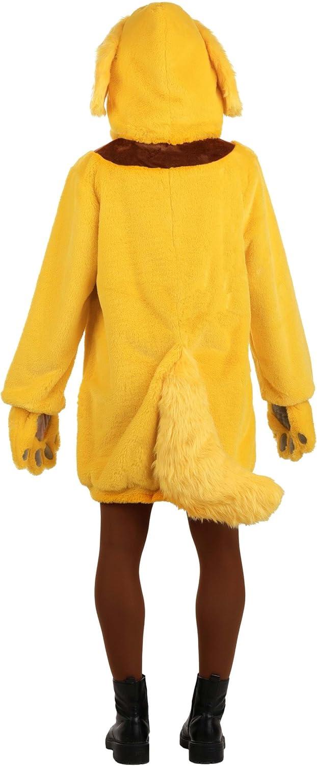 imageWomens Pixar UP Dug Costume Dress Adult Disney Dog Outfit with Collar and Badge Inspired by Animated Movie