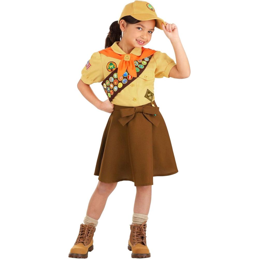 imageFly High with Adventure Girls Wilderness Explorer UP Costume  Halloween Outfit for Kids