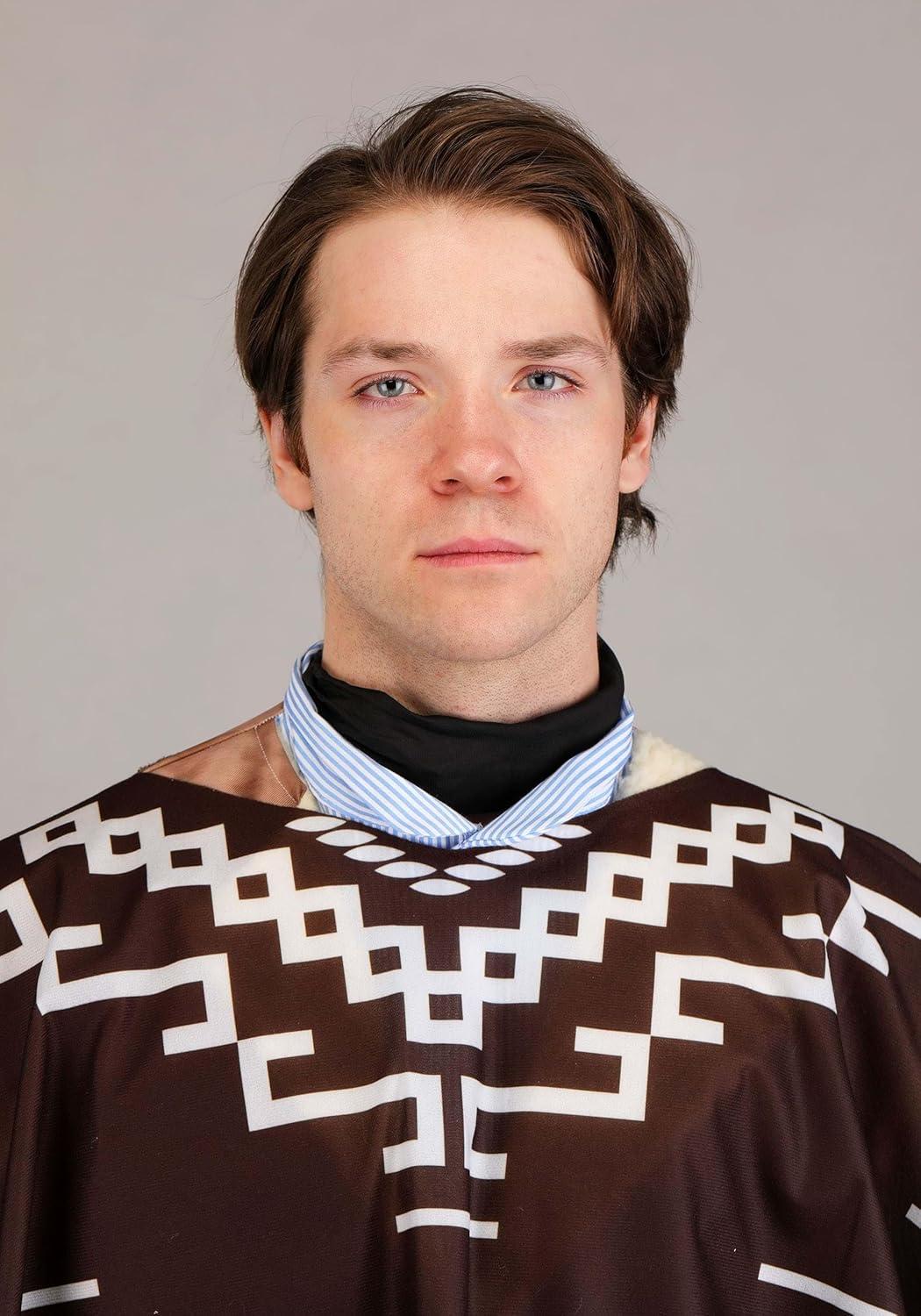 imageMens Western Gunman Costume Includes Poncho Shirt Vest ampamp Scarf for Cowboy Cosplay ampamp Spaghetti Western Outfits