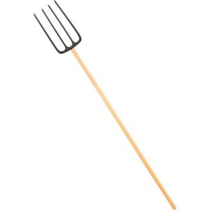 5-Piece Farmer Pitchfork Costume Accessory – 61 Inch Plastic Pitchfork for Farmer Halloween Costumes for Adults