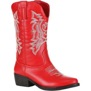 Fun Costumes Classic Women’s Red Cowgirl Boots | Costume Boots Size 7(11)