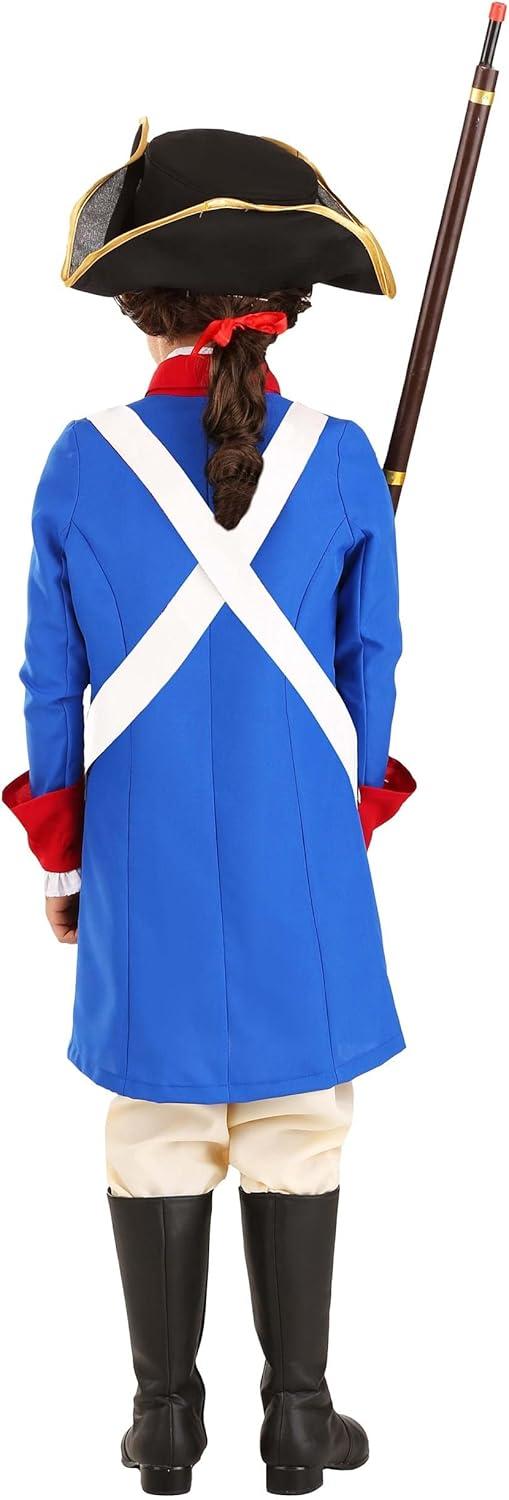 imageBoys Revolutionary War Child Costume Founding Father Outfit with Jacket Pants and Hat for Halloween ampamp Pretend Play