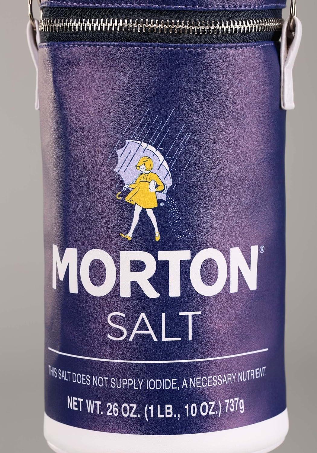 imageFun Costumes Novelty Salt Costume Polyester Womens Weird Purses Iconic Morton Salt Girl Accessory