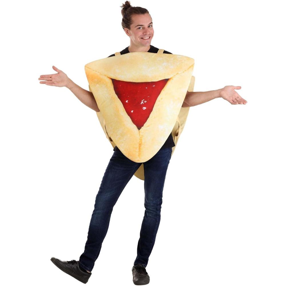 imageHamantash Costume for Adults  Foam and Jersey Tunic with AllOver Graphics