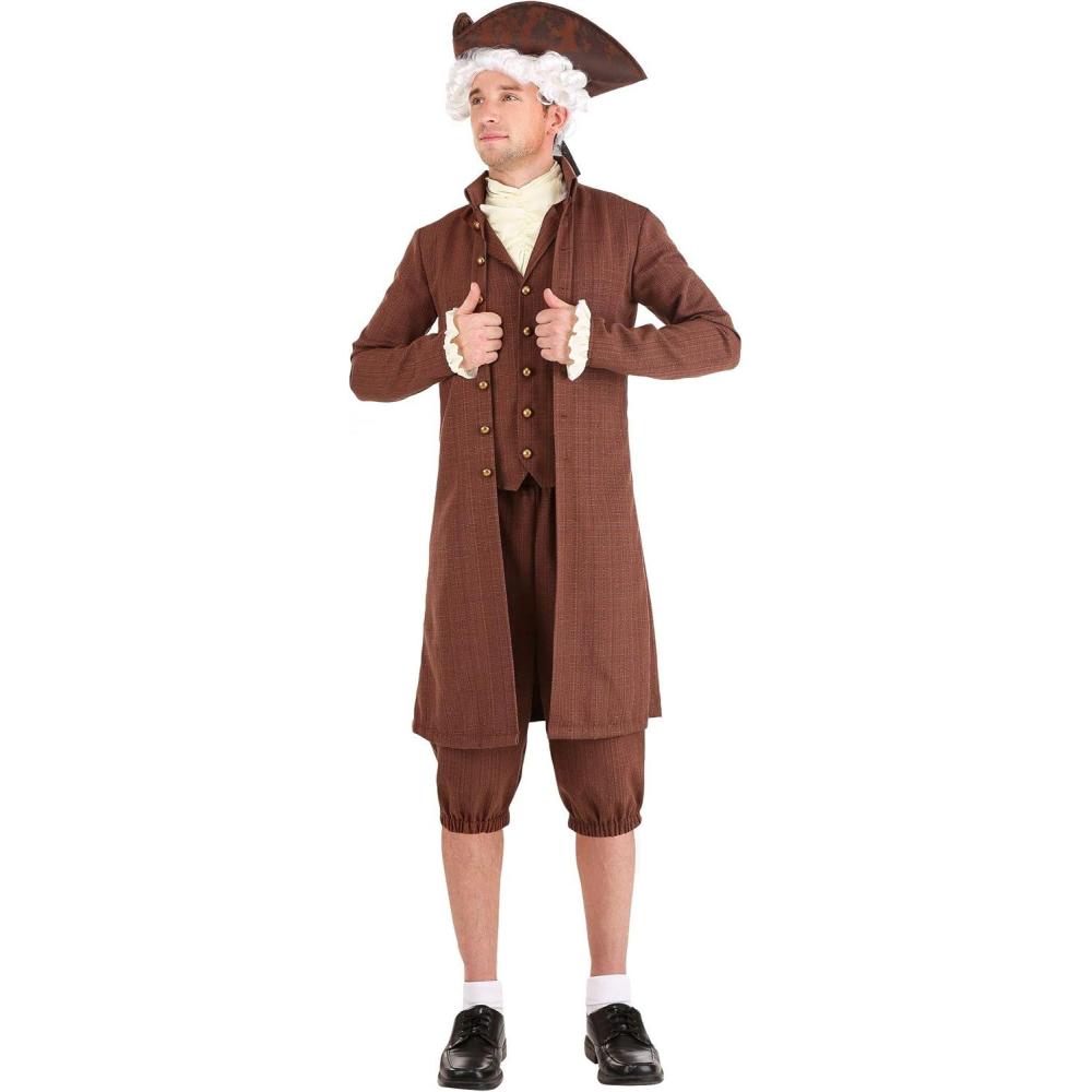 imageMens John Adams Halloween Costume  Authentic Founding Father Outfit for a Classic Revolutionary Look  Historical Attire