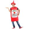 imageAdult Ketchup Costume Kit Red Tunic ampamp Hat for Food Themed Parties ampamp Halloween