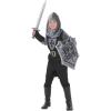 imageValiant Knight Costume for Kids  Includes Tunic Hood Gloves ampamp Belt  Boys Medieval Armor Halloween Outfit