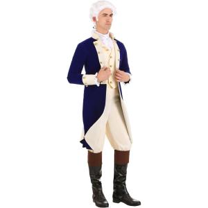 Adult Alexander Hamilton Costume Mens, Founding Father Halloween Outfit, Historical Attire for Parties & Dressup