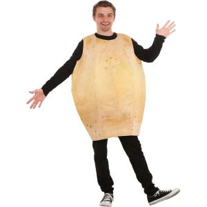 Adult Potato Costume, Realistic Baked Potato Outfit With Soft Flexible Tunic