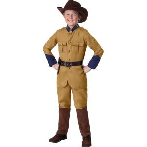 Boys Teddy Roosevelt Outfit Theodore Roosevelt Explorer Costume for Kids(Costume)