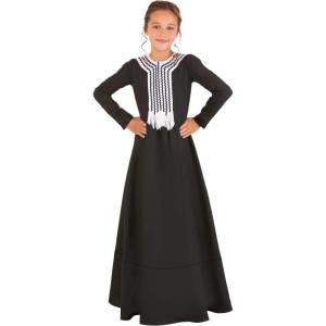 Girls Marie Curie Halloween Costume | Kids Historical Scientist Outfit with Long Sleeve Dress for Dress-Up
