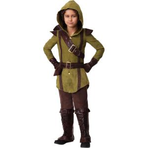 Robin Hood Costume for Boys – Tunic, Pouch, Quiver, Gloves, Boot Covers