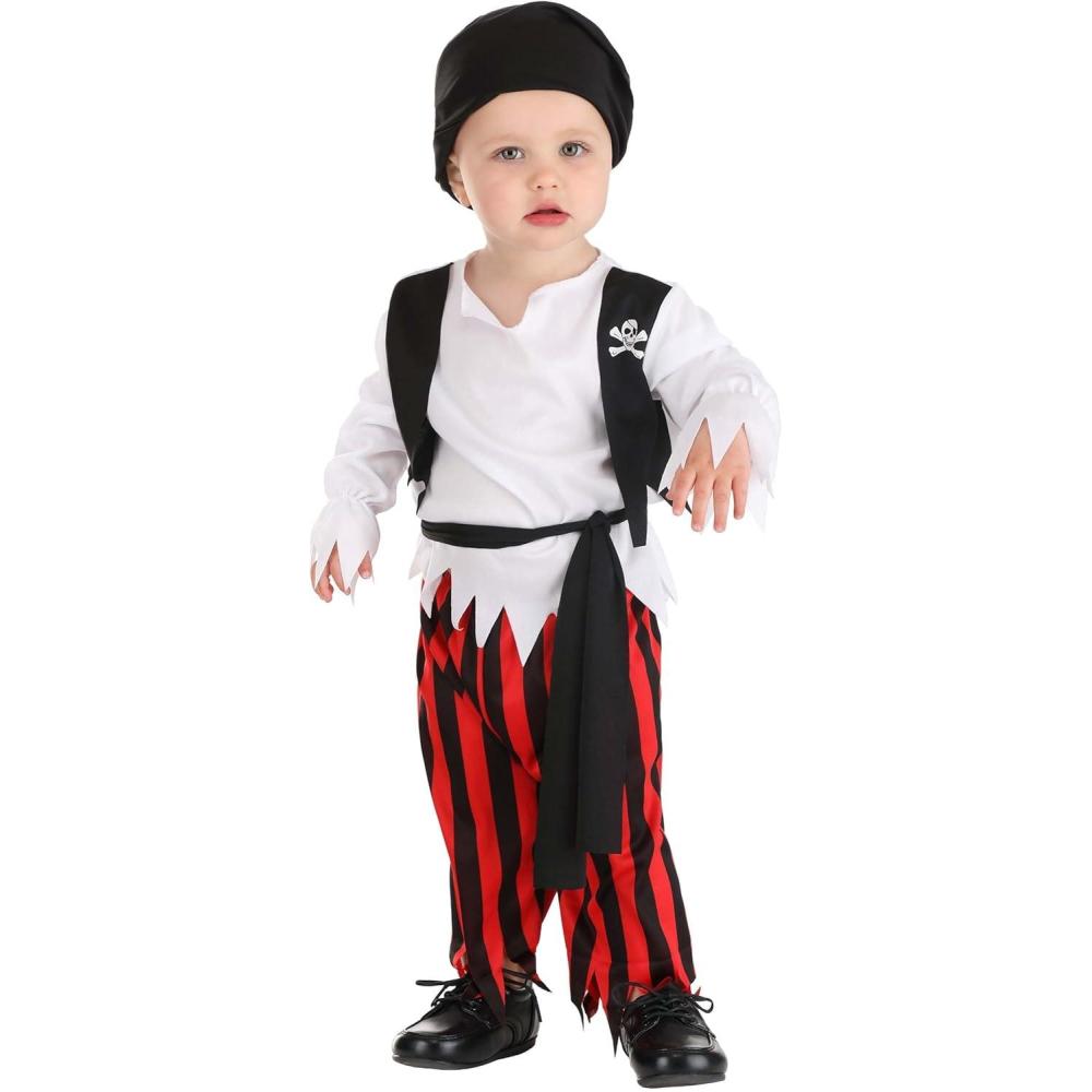 imageClassic Pirate Costume for Toddlers  Buccaneer Costumes for Kids  Pirate Captain Outfit for Caribbean Cosplay