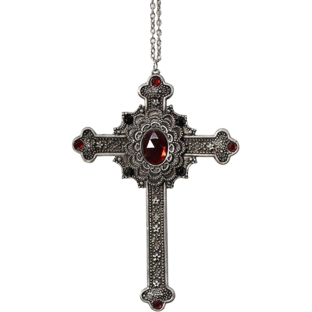 imageFun Costumes Gothic Cross Necklace StandardStandard
