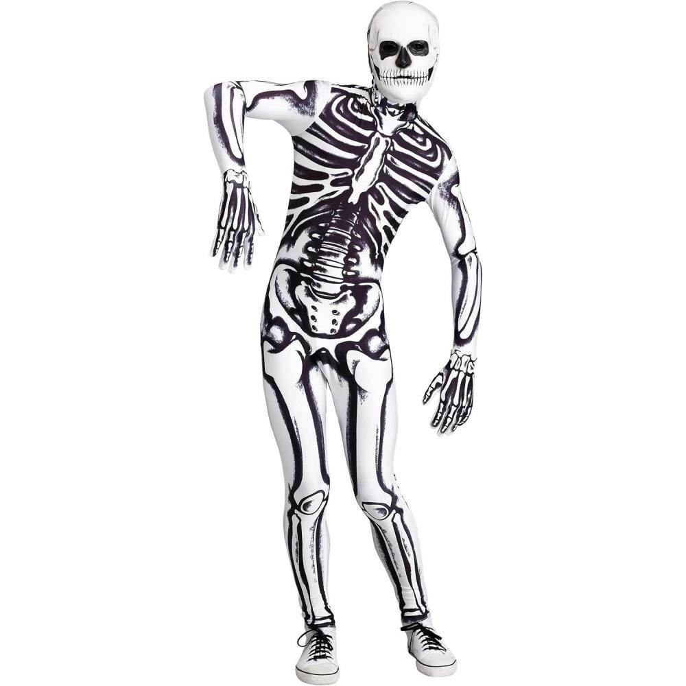 imageWhite Skeleton Costume for Men
