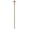 imageAdult Holy Staff Accessory  TwoPiece Plastic Staff 56quot Tall Snap Together for Easy Assembly