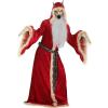 imageAdult Krampus Costume  Red Robed Christmas Solstice Demon of Folklore Outfit with Hooded Robe Mask with Beard Chain