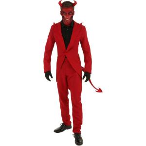 Adult Red Suit Devil Costume