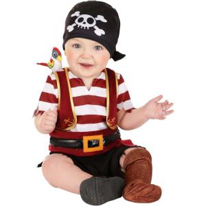 Infant Pirate Costume for Halloween – Boy’s Peg-Legged Bandit Outfit – Ideal for Imaginative Play and Dress-Ups