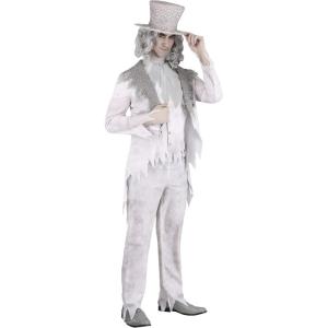 Mens Victorian Ghost Groom Halloween Costume | Adult Haunting Beauty Vintage Inspired Tattered Outfit