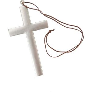 Silver Monk Cross Costume Accessory