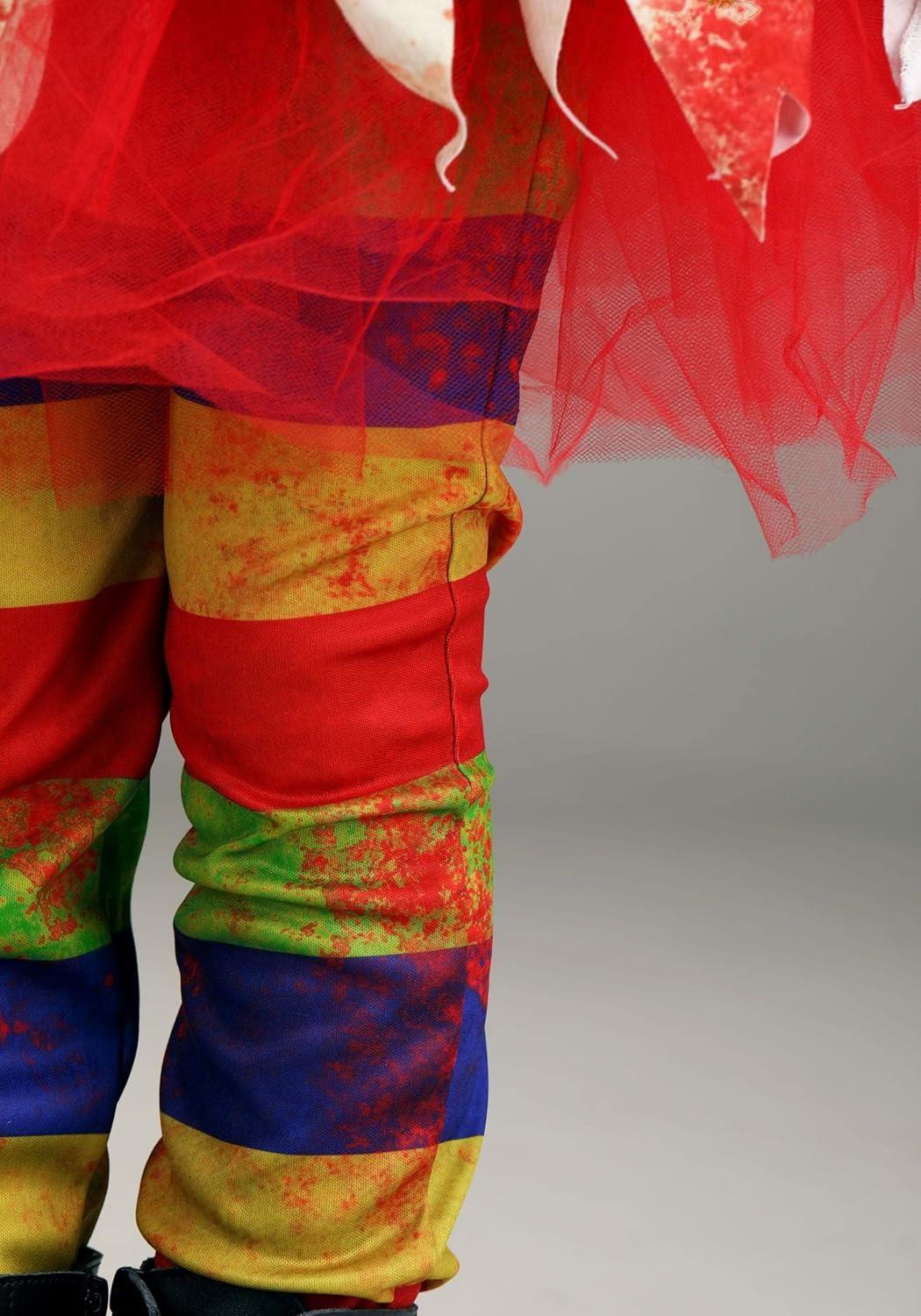 imageKids Creepy Killer Clown Spooky Costume for Girls Horror Cosplay Scary Theme Party Haunted Houses ampamp Halloween