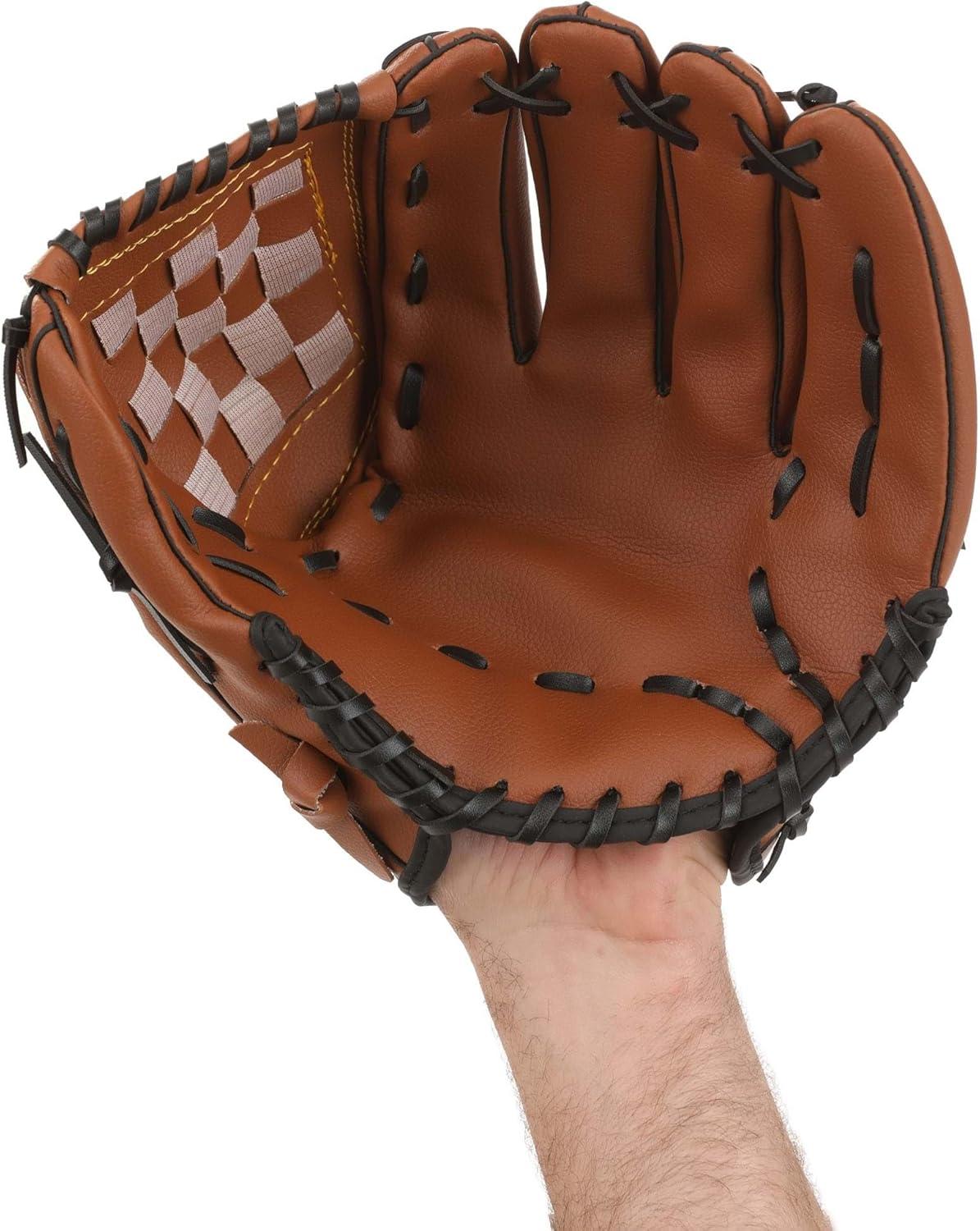 imageVintage Baseball Costume Glove for Adults Faux Leather with Padded Interior