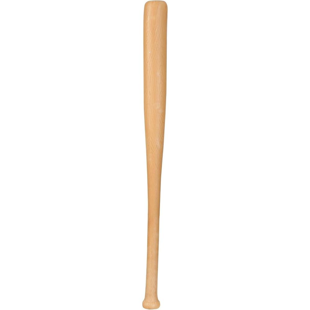 imagePlastic Baseball Bat for Baseball Halloween Costume 335 Inch Wood Look Plastic Bat for Adults Sports Parties ampamp EventsWoodlook Plastic Baseball Bat