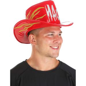 Red Randy Savage Deluxe Cowboy Hat(Multicolor)