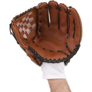 Vintage Baseball Costume Glove for Adults, Faux Leather with Padded Interior