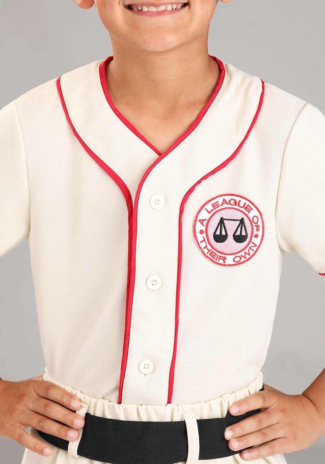 imageA League Of Their Own Jimmy Costume for Kids  Vintage Baseball Player Uniform  Rockford Peaches CostumeBundle W Bat