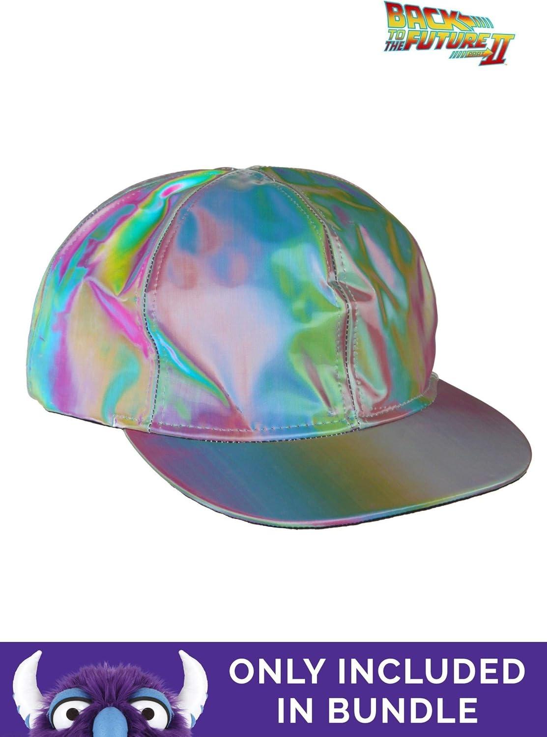 imageBack to the Future Shoes for Kids Light Up LED Adjustable Strap Shoes with USB Charger Movie Cosplay SneakersBundle W Hat