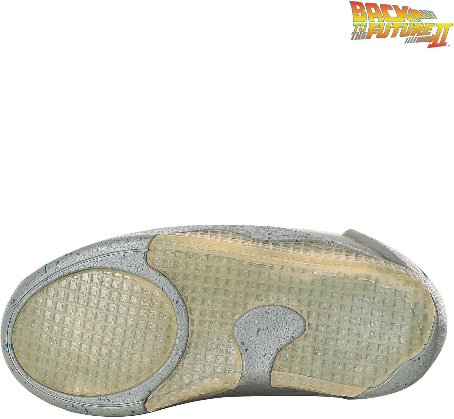 imageBack to the Future Shoes for Kids Light Up LED Adjustable Strap Shoes with USB Charger Movie Cosplay SneakersBundle W Hat