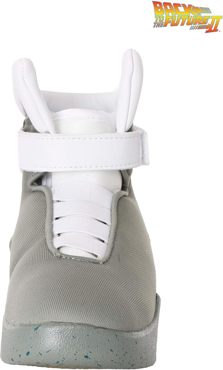 imageBack to the Future Shoes for Kids Light Up LED Adjustable Strap Shoes with USB Charger Movie Cosplay SneakersBundle W Hat