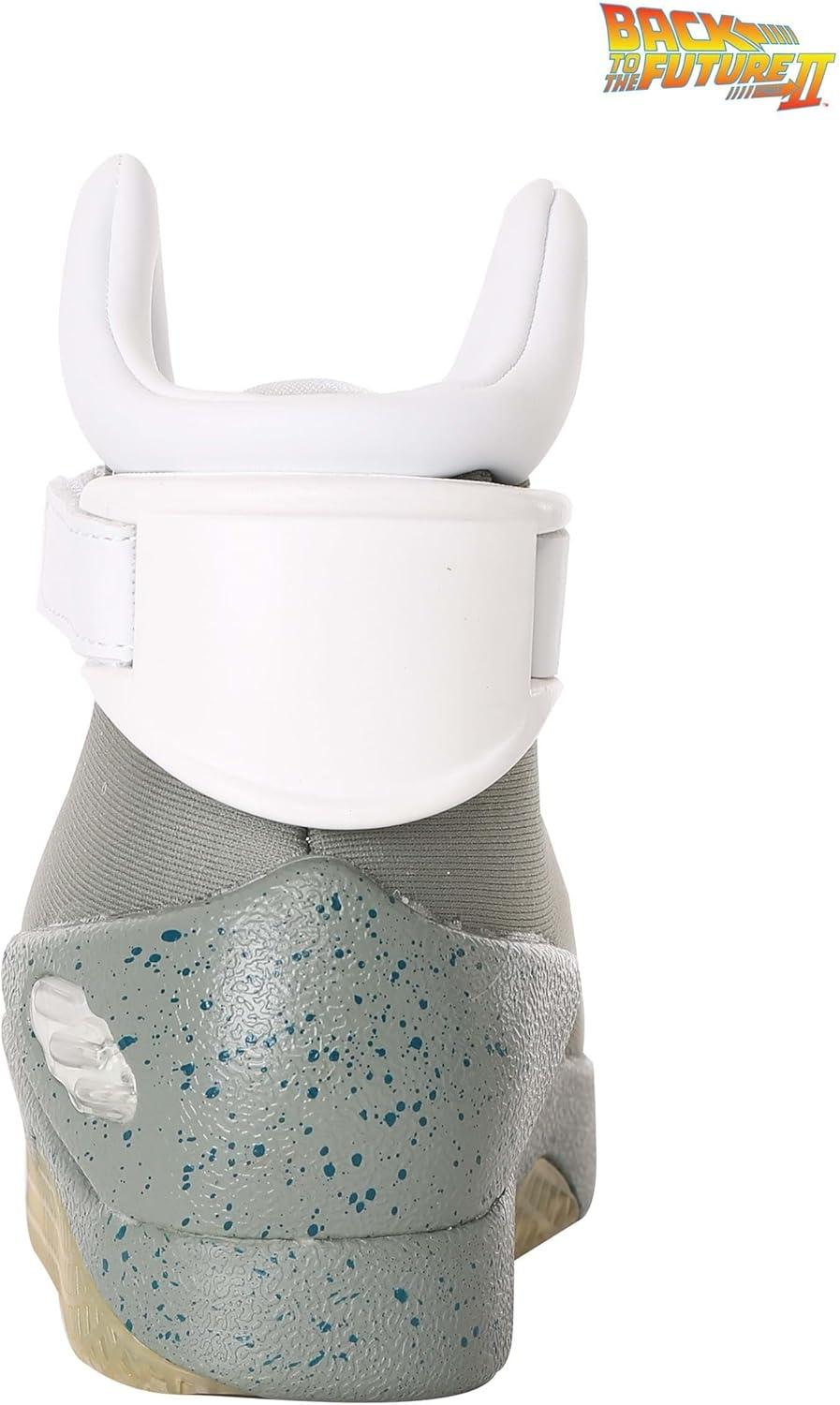 imageBack to the Future Shoes for Kids Light Up LED Adjustable Strap Shoes with USB Charger Movie Cosplay SneakersBundle W Hat