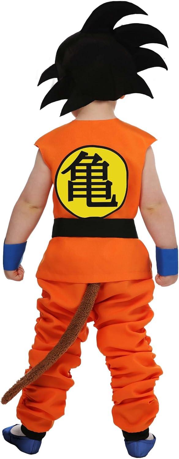 imageToddler Dragon Ball Z Goku Costume Kids Anime Goku Halloween Costume Dragon Ball Z Outfit