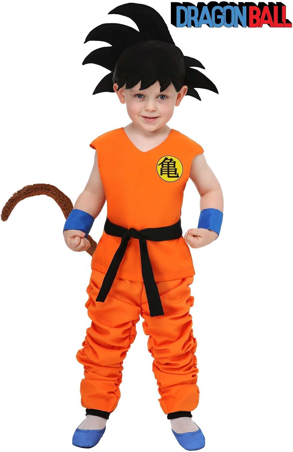 imageToddler Dragon Ball Z Goku Costume Kids Anime Goku Halloween Costume Dragon Ball Z Outfit