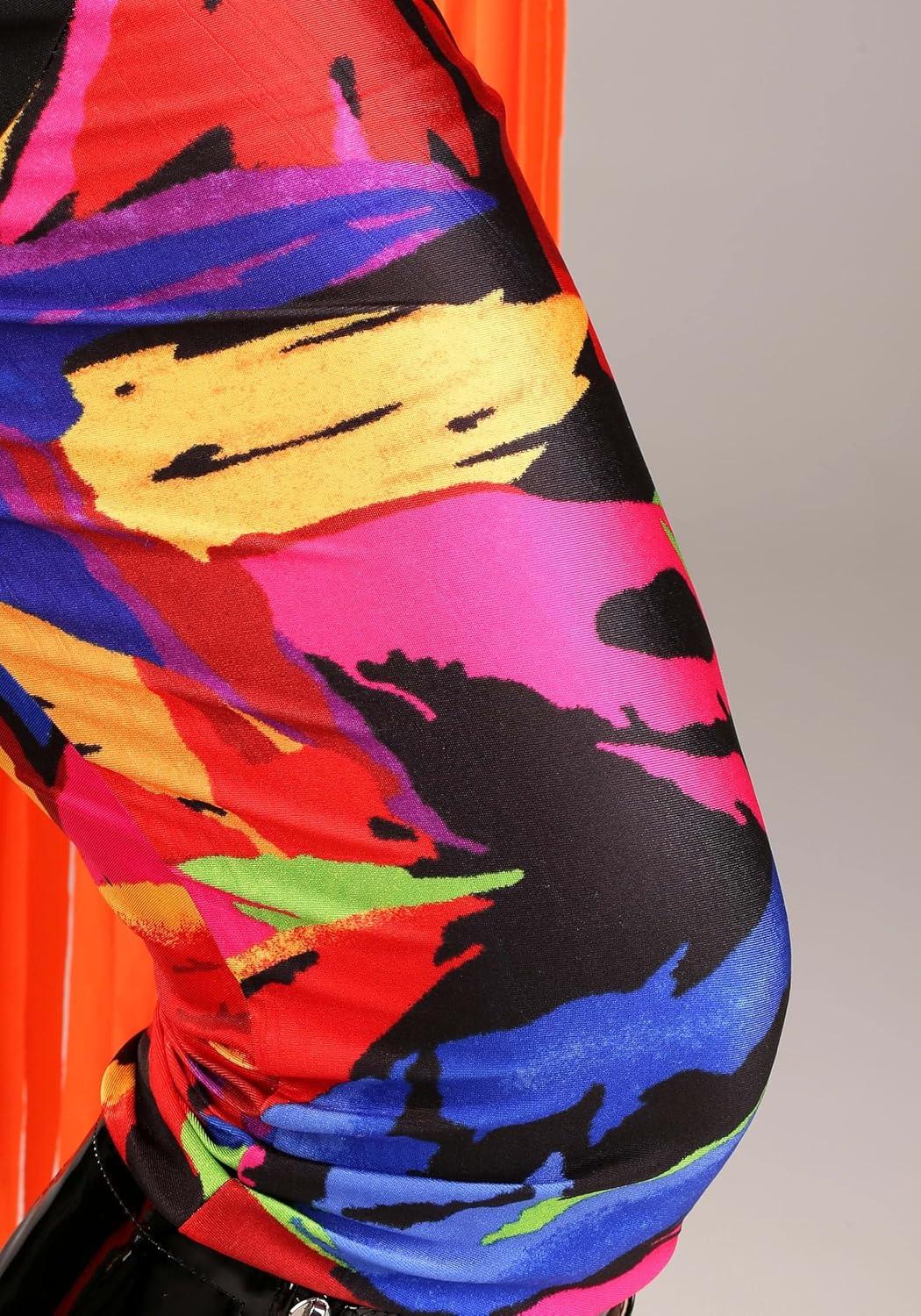 imageWWE Adult Macho Man Randy Savage Costume Mens Wrestler Halloween Costume Sequin Cowboy Hat fingerless gloves